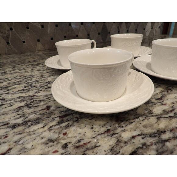 Mikasa English Countryside DD900 Tea Cups Saucers Set of 4 - Picture 5 of 12